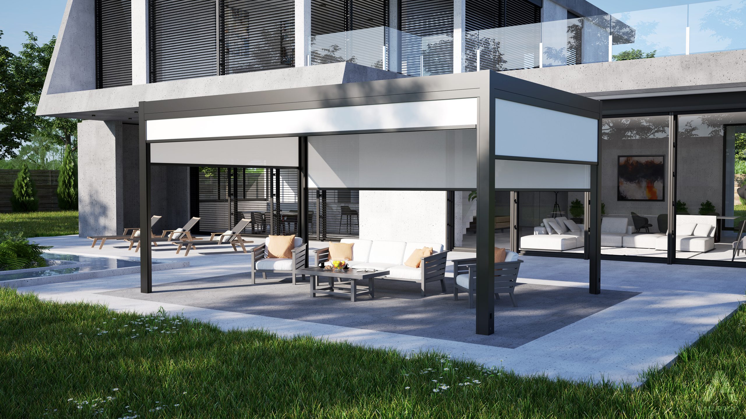 MB OPENSKY 120 &#8211; Nowoczesny system pergoli aluminiowej