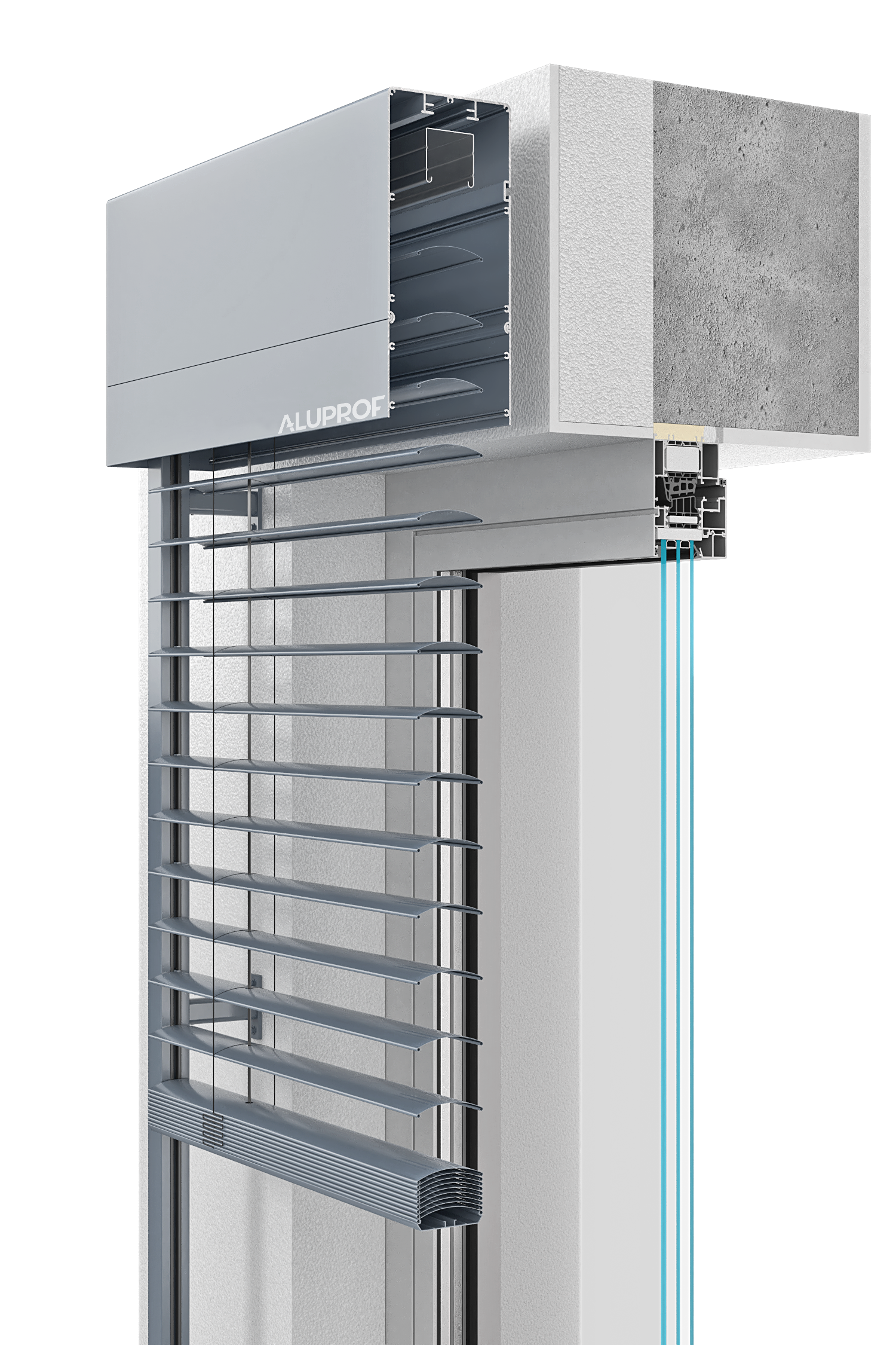 SkyFlow SZF/S &#8211; żaluzja fasadowa w wersji samonośnej